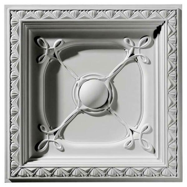 Dwellingdesigns 24 in. W x 24 in. H x 2.88 in. P Architectural Accents - Colonial Ceiling Tile DW282933